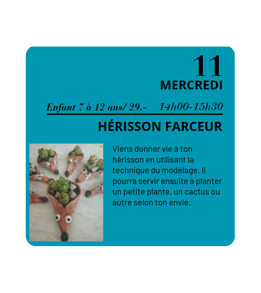 JUIN - Hérisson farceur JUIN - Hérisson farceur