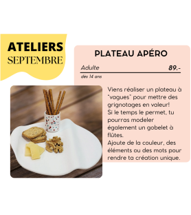 SEPTEMBRE - Plateau Apéro