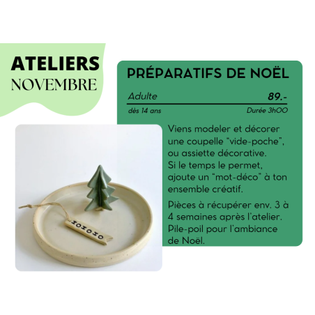 NOVEMBRE - Préparatifs de Noël