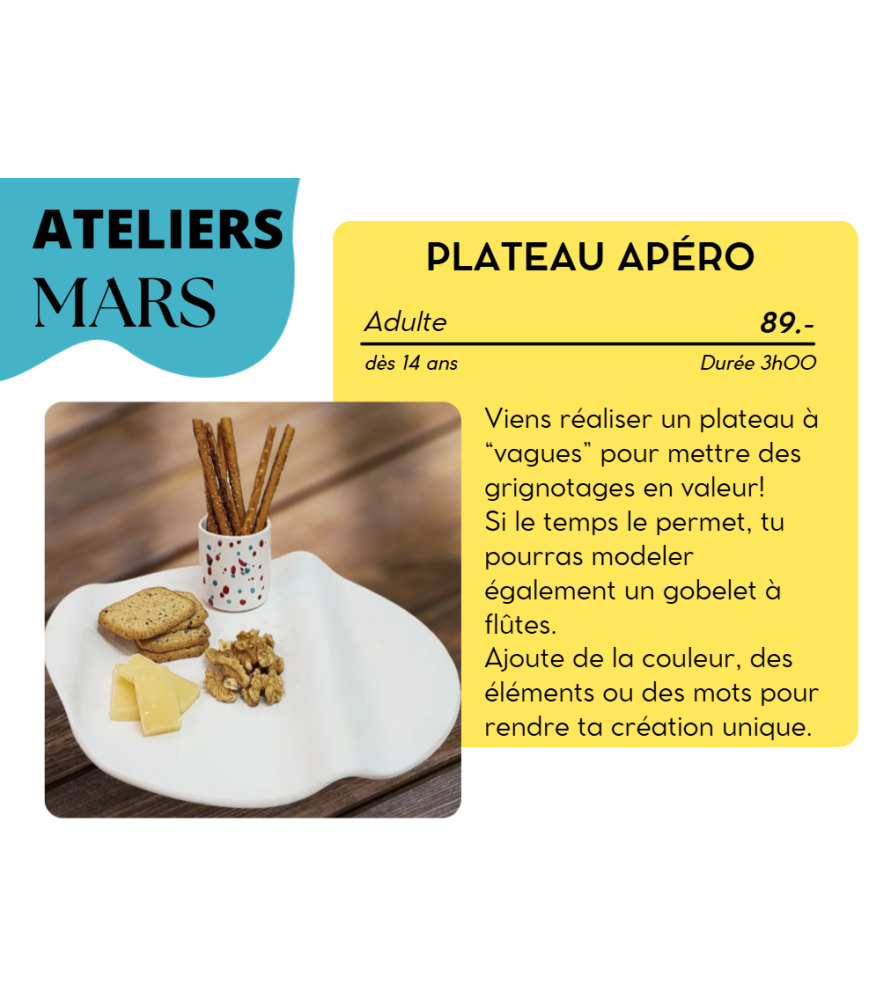 MARS - Plateau Apéro MARS - Plateau Apéro