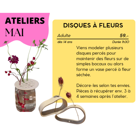 MAI - Disques à fleurs