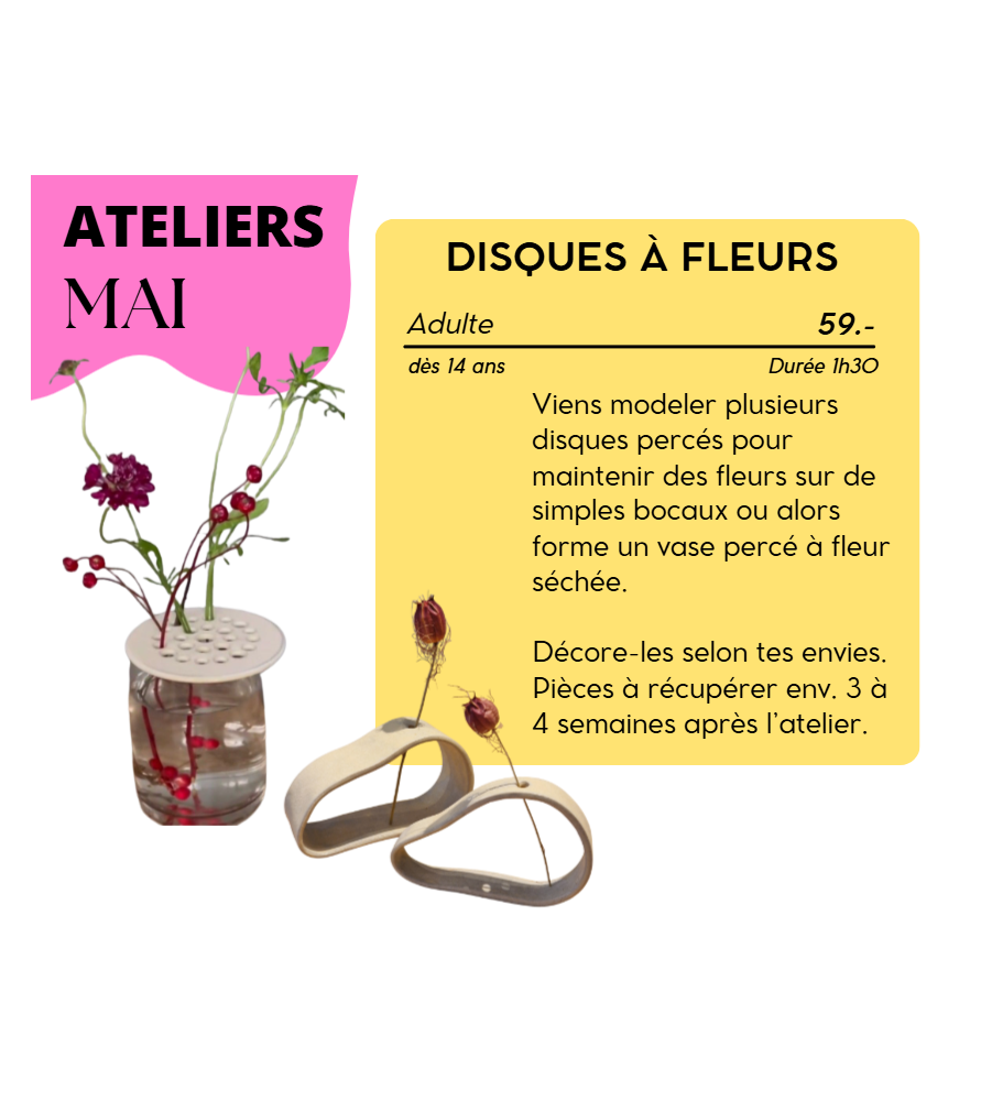 MAI - Disques à fleurs