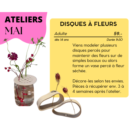 MAI - Disques à fleurs