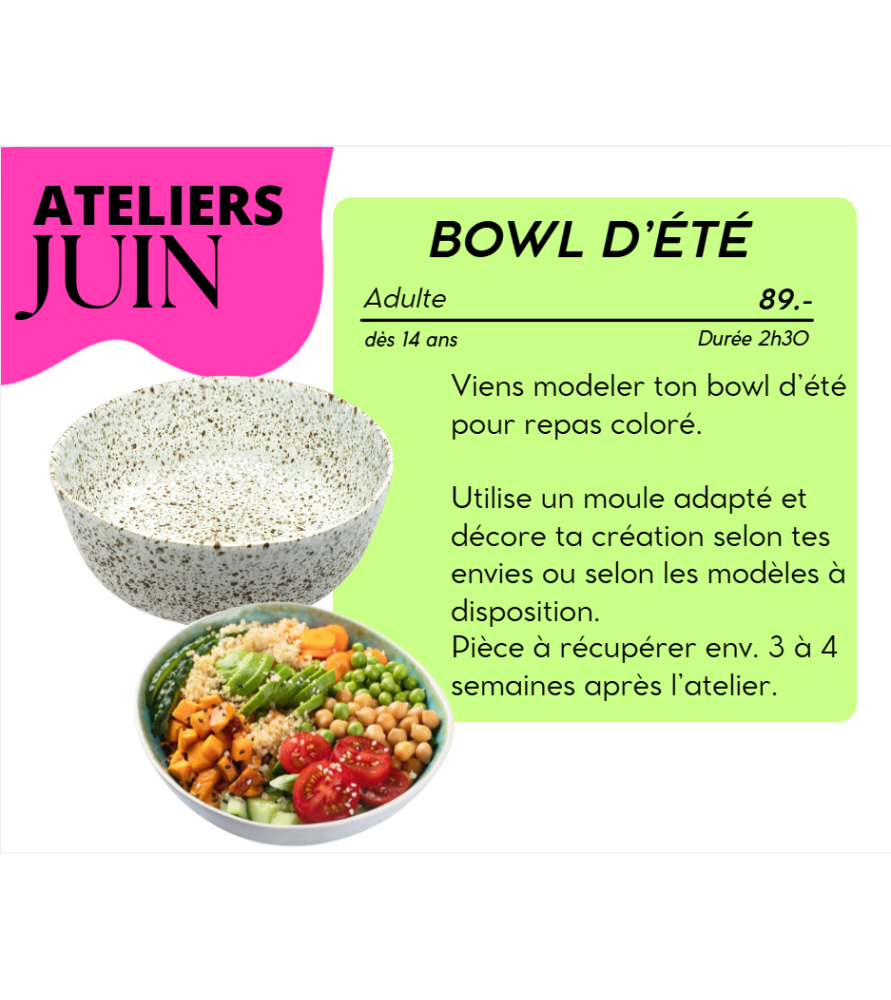 JUIN - Bowl d'été