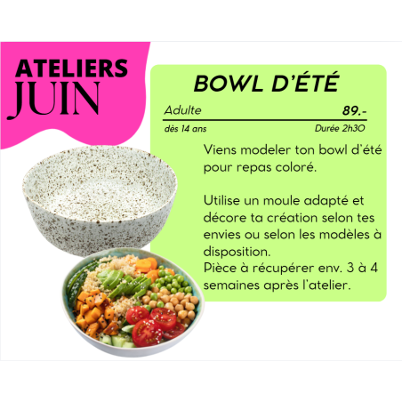 JUIN - Bowl d'été