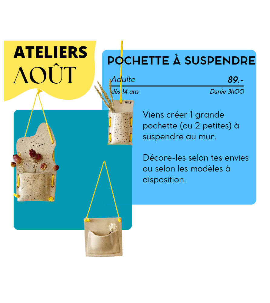 AOÛT 26 - Pochettes à suspendre