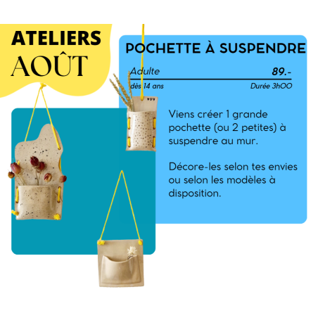 AOÛT 26 - Pochettes à suspendre