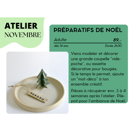 NOVEMBRE - Préparatifs de Noël