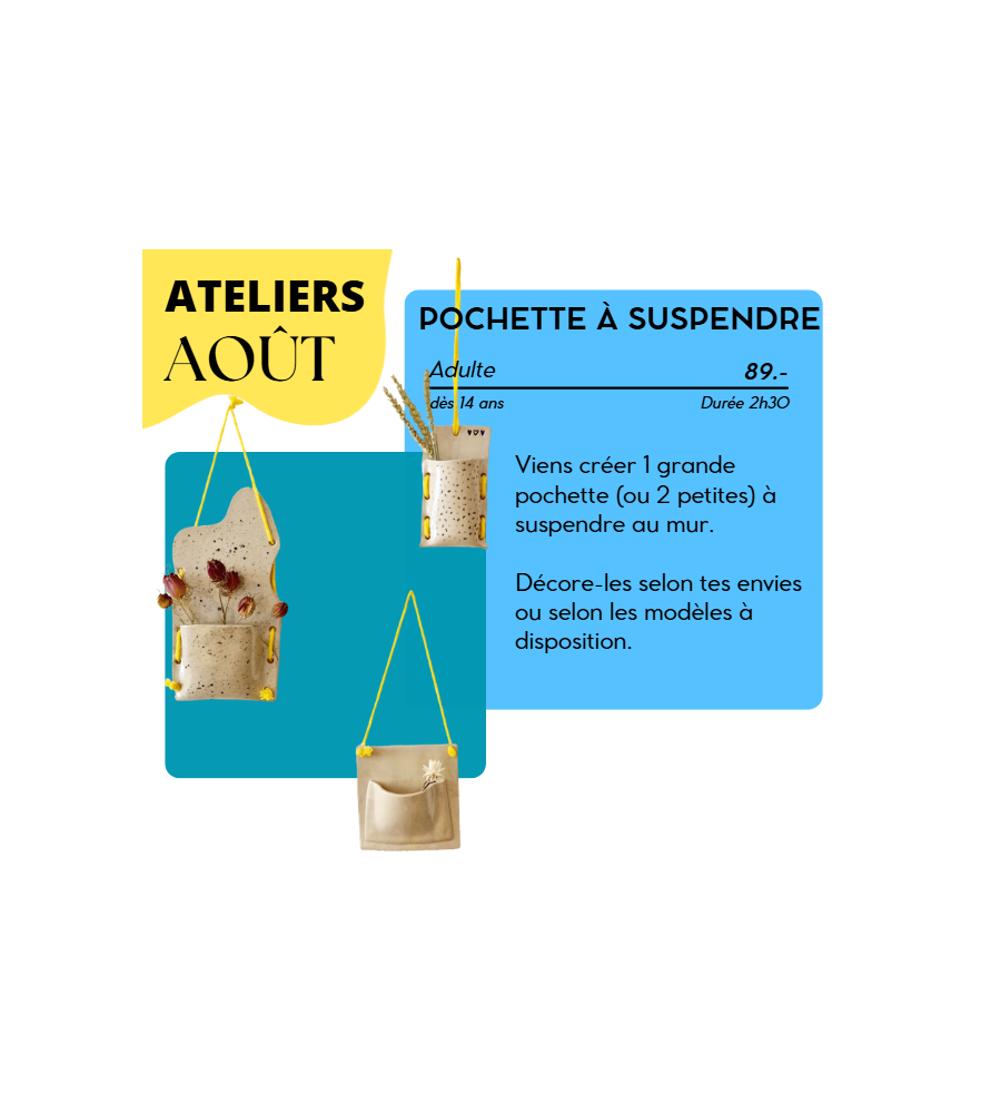 AOÛT 26 - Pochettes à suspendre