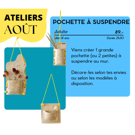 AOÛT 26 - Pochettes à suspendre