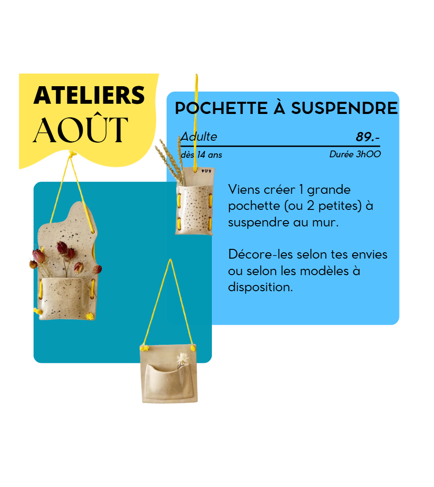 AOÛT 26 - Pochettes à suspendre