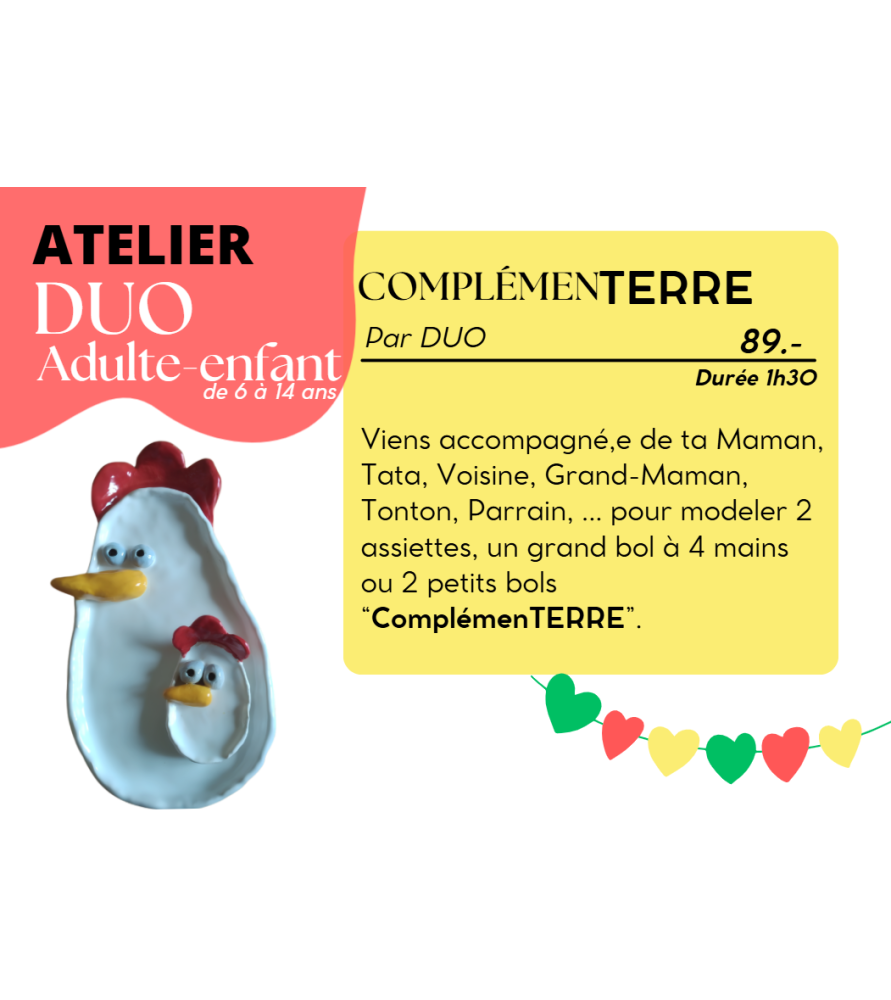 Atelier DUO Adulte-enfant