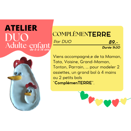 Atelier DUO Adulte-enfant