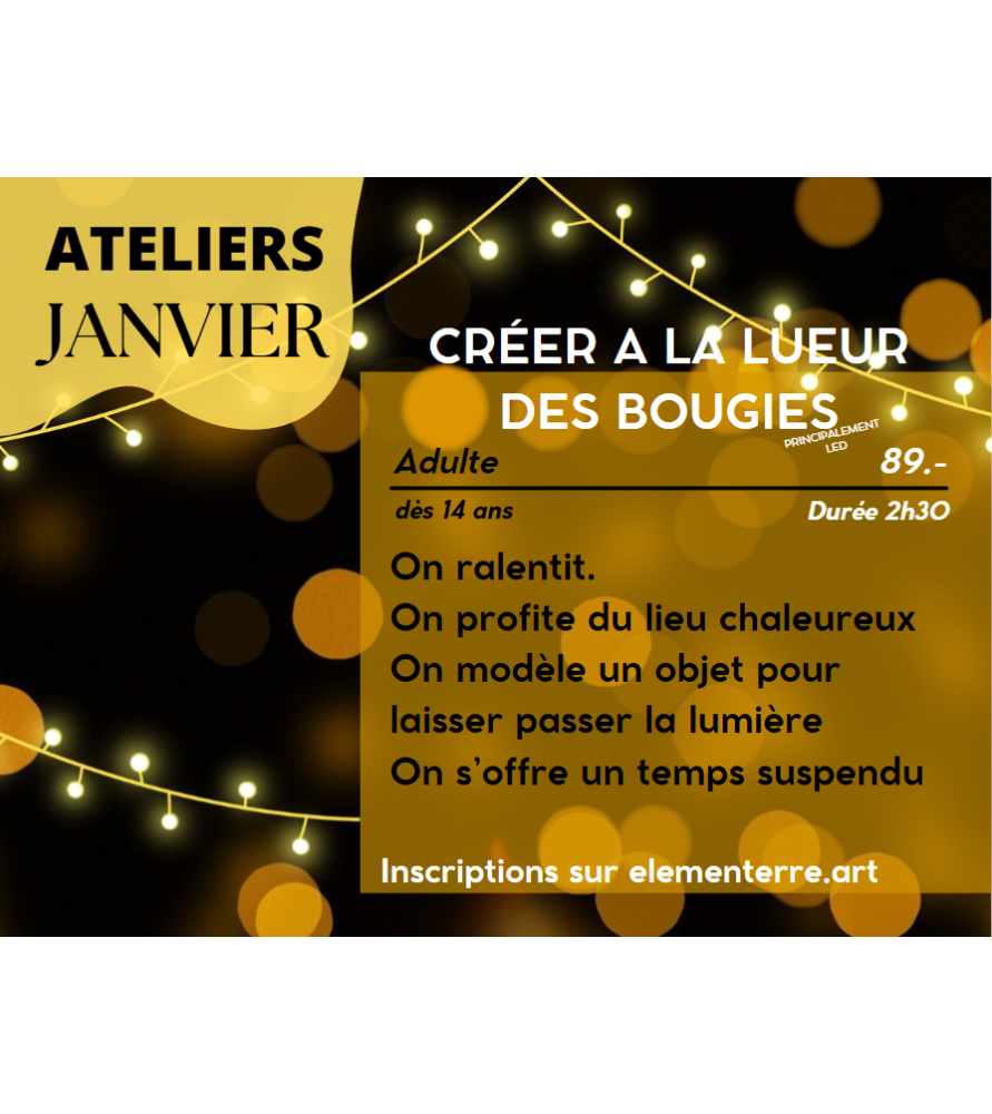 Créer à la lueur des bougies