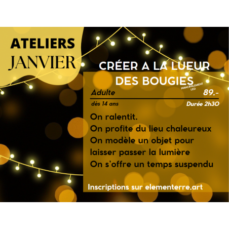 Créer à la lueur des bougies